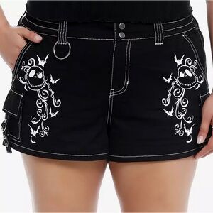 The Nightmare Before Christmas Jack Skellington Cargo Shorts Plus Size Hot Topic